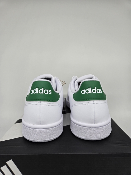 adidas Men\'s Advantage GZ5300 Cloud White Green Tennis Shoes Size 10.5 New
